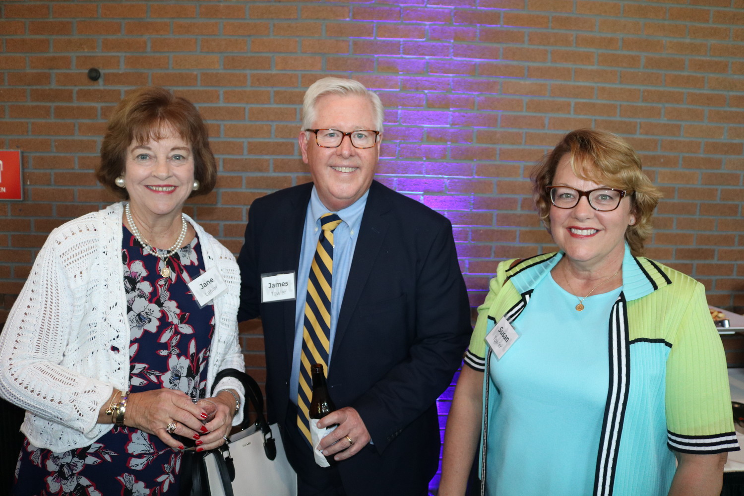 Jane Lanier and James Towler of St. Vincent’s Healthcare and Susan Towler of Florida Blue